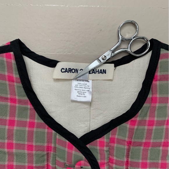 Caron Callahan Billie Vest in Quilted Plaid - Picture 7 of 7